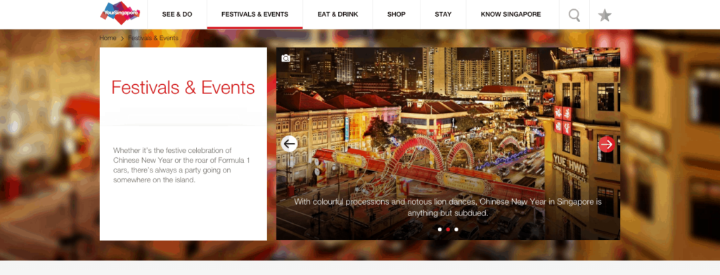 YourSingapore - Festivals and Events